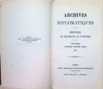 Collectif - Archives Diplomatiques  Recueil de Diplomatie et d'Histoire  1861 - 1868
