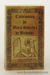 Castillo, Julia. - Cancionero de Garci Sanchez de Badajoz.