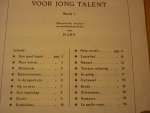 Dean; Folk - VOOR JONG TALENT - Boek I; Melodische studies en voordracht-stukjes voor piano
