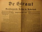  - Oude krant De Heraut, voor de Gereformeerde kerken in Nederland