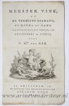Hendrik Leffert Mijling (1757-1821) - [Antique title page, 1813] Meester Vink of de Vermiste diamant; blijspel met zang, published 1813, 1 p.
