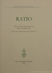 FATTORI, M., BIANCHI, M. (ed.) - Ratio. VII colloquio internazionale Roma, 9-11 gennaio 1992.