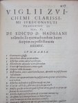 Aytta Zuichemius - Viglii Zuichemi Phrysii Iure Consulti Clarissimi (...)
