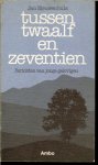 NIEUWENHUIS JAN  .. Ontwerp Harry Drost - TUSSEN TWAALF EN ZEVENTIEN Berichten van jonge gelovigen DR.J.NIEUWENHUIS trad in 1941 in bij de dominicanen en was na zijn priesterwijding zestien jaar redactiesecretaris van het week blad DE BAZUIN.