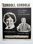 Carosone, R.: - Gondoli gondola. Caterina Valente op Decca. Willi Alberti op Philips