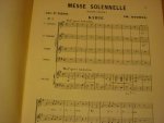 Gounod; Ch. - Messe Solennelle (Sainte Cécile.); Soli et Choeurs á 4 voix avec accompagnement d' Orgue ou Piano