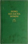 Hendricus Johannes Prakke 212821 - Homo res sacra homini bijdragen Prof. Dr. H.J. Prakke aangeboden bij zijn afscheid als directeur van de Koninklijke Van Gorcum en Comp. N.V. te Assen