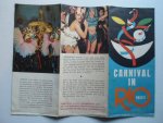  - Folder Carnival in Rio, Brasil