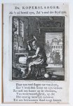Luyken, Jan (1649-1712) and Luyken, Caspar (1672-1708) - Antique print/originele prent: De Koperslaager/The Copper Smith.