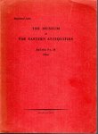 KARLGREN, Bernhard - Chinese Agraffes in two Swedish Collectios - [Reprinted from The Museum of Far Eastern Antiquities - Bulletin No. 38 - 1966].
