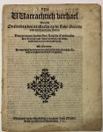  - Legal pamphlet 1609 | Een waerachtich verhael van het ontdecken des aenslachs op de stadt Geneve ende het landt van Berne, voorgenomen by den heer Loijs de Combousier du Tarrail ende sijnen knecht La Bastide, beyde daer over ter doodt ghebrach...