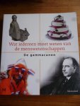 Schnabel, Paul, Giesen, Peter - Wat iedereen moet weten van de menswetenschappen / De gammacanon
