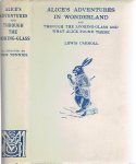 CARROLL, Lewis - Alice's Adventures in Wonderland and Through the Looking-Glass and what Alice found there.
