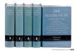 Ziegler, K. & W. Sontheimer - Pauly: - Der Kleine Pauly. Lexikon der Antike. Auf der Grundlage von Pauly's Realencyclopädie der classischen Altertumswissenschaft unter Mitwirkung zahlreicher Fachgelehrter. (Hardcovers with dustjackets).