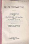 Schweisgut, Elsbeth - Yeats' Feendichtung