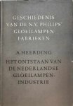 HEERDING A. - Geschiedenis van de N.V. Philips' Gloeilampen-fabrieken: I. Het ontstaan van de Nederlandse gloeilampenindustrie + II. Een onderneming van vele markten thuis (1891-1922)