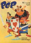 Diverse  tekenaars - PEP 1969 nr. 01, stripweekblad, 4 januari 1969 met o.a. DIVERSE STRIPS (ASTERIX/MICK TANGY/RIK RINGERS/ROODBAARD/MICHEL VAILLANT/LUCKY LUKE)/IJSHOCKEY(2 p.)/RIDDER ROODHART (COVER TEKENING), goede staat