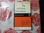 Tillich Paul - die verlorene dimension