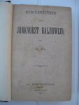 D. Pr., Chantrel, J. Mervillie, A., Archang-M. Br., Calmeyn, Em. - Herinneringen aan Jonkvorst Baldewijn, De Goede Zoon en het ontaarde Kind, Gusten, Van onzen tijd, Drank of geen. Gedichten en verhalen.