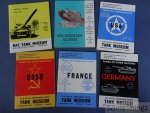 N/A. - The Royal Armoured Corps Tank Museum Bovington Camp. - 6 publications. 1) Tanks. The Second World War 1940-1946. 2) British Tanks 1946-1970. 3) Tanks of other Nations: USA. 4) Tanks of other Nations: Germany. 5) Tanks of other Nations: USSR. 6) Tanks of other Nations: France.
