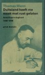 MANN, Thomas - Duitsland heeft me nooit met rust gelaten - Amerikaans dagboek 1940-1948. Gekozen, vertaald en geannoteerd door Paul Beers.