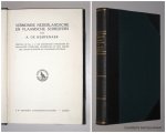 KEMPENAER, A. DE, - Vermomde Nederlandsche en Vlaamsche schrijvers. Vervolg op Mr. J.I. van Doorninck's Vermomde en naamlooze schrijvers, opgespoord op het gebied der Nederlandsche en Vlaamsche letteren.