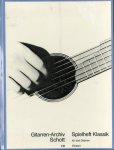 Reiser, Ekkehard (bearbeitung) - Gitarren-Archiv Schott 436, Spielheft Klassik für drei GITARREN