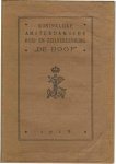  - Koninklijke Amsterdamsche Roei- en Zeilvereeniging "De Hoop. Jaarboekje 1918.