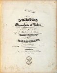 Hauptmann, Moritz: - Trois sonates pour le piano et violon. Oeuvre 23 No. III