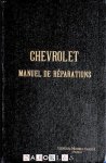  - Chevrolet 1929 Manuel de reparations series AC-LQ