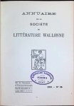 Collectif - Annuaire de la Société liégeoise de Littérature Wallonne  N° 26