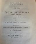 Wildschut, D.H. / Beijerman, Hugo / Portielje, D.A. / Veth, P.J. / - Aanspraak 1845 1846