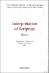 F. Harkins, F. Van Liere - Interpretation of Scripture: Theory A Selection of Works of Hugh, Andrew, Godfrey and Richard of St Victor, and Robert of Melun.