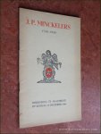 MINCKELERS, J.P.: - J.P. Minckelers 1748-1948. herdenking te Maastricht op zondag 19 december 1948.