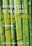 Bernard E. Whitley, Jr., Bernard E. Whitley, Jr. - Principles of Research in Behavioral Science