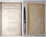 HORATIUS FLACCUS, QUINTUS, - Quintus Horatius Flaccus ad lectiones probatiores diligenter emendatus, et interpunctione nova saepius illustratus. Editio altera.