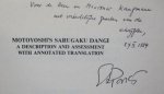 Poorter, E.G. de - Motoyoshi's Sarugaku Dangi. A description and assessment with annotated Translation Poorter, E.G. de - Motoyoshi's Sarugaku Dangi. A description and assessment with annotated Translation
