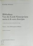 [Samenst.] K.W. Kruijswijk - Bibliotheca Van der Linde-Niemeijeriana - Aucta et de novo descipta Volume I. Chess: Bibliography and history