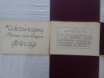 Haring jr., J.. - Beknopte en practische handleiding voor het rondschrift in 15 losse voorbeelden.