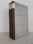 Jochems, J.A. - en anderen - Catalogus van de boekwerken, pamfletten, enz. behoorende aan de historische verzameling der Schutterij te Amsterdam 1890 + Supplement-Catalogus (1894)+ Tweede Supplement-Catalogus (1903) (3 delen)
