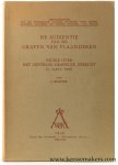 Buntinx, J. - De audiëntie van de graven van Vlaanderen. Studie over het centraal grafelijk gerecht (c. 1330-c. 1409).
