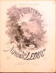 Leduc, Alphonse: - Le printemps. Chansonnette. Paroles de Th. Julian. No. 1. Contralto