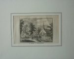 Spilman, Hendrik - De Kerk te Tienhoven. Originele kopergravure
