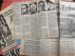  - Collection of newspaperclippings, Dutch American German concerning the death of Rudolf Hess.