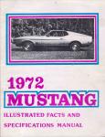 Catalogus - 1972 Mustang Illustrated Facts and Specifications Manual