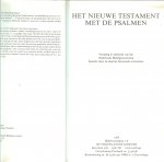 Bijbelvereniging v/h De Nederlandse Gideons - Het nieuwe testament met de psalmen
