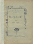 POFFE, Edw. - Blonde Net: een Antwerpsche tendenz-roman