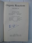 Adams, Roger (ed.) - Organic Reactions. Volume III.