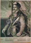VISSCHER, CORNELIS III, - Portrait of Johan van der Does