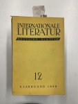 Internationale Literatur Deutsche Blätter: - Internationale Literatur deutsche Blätter
